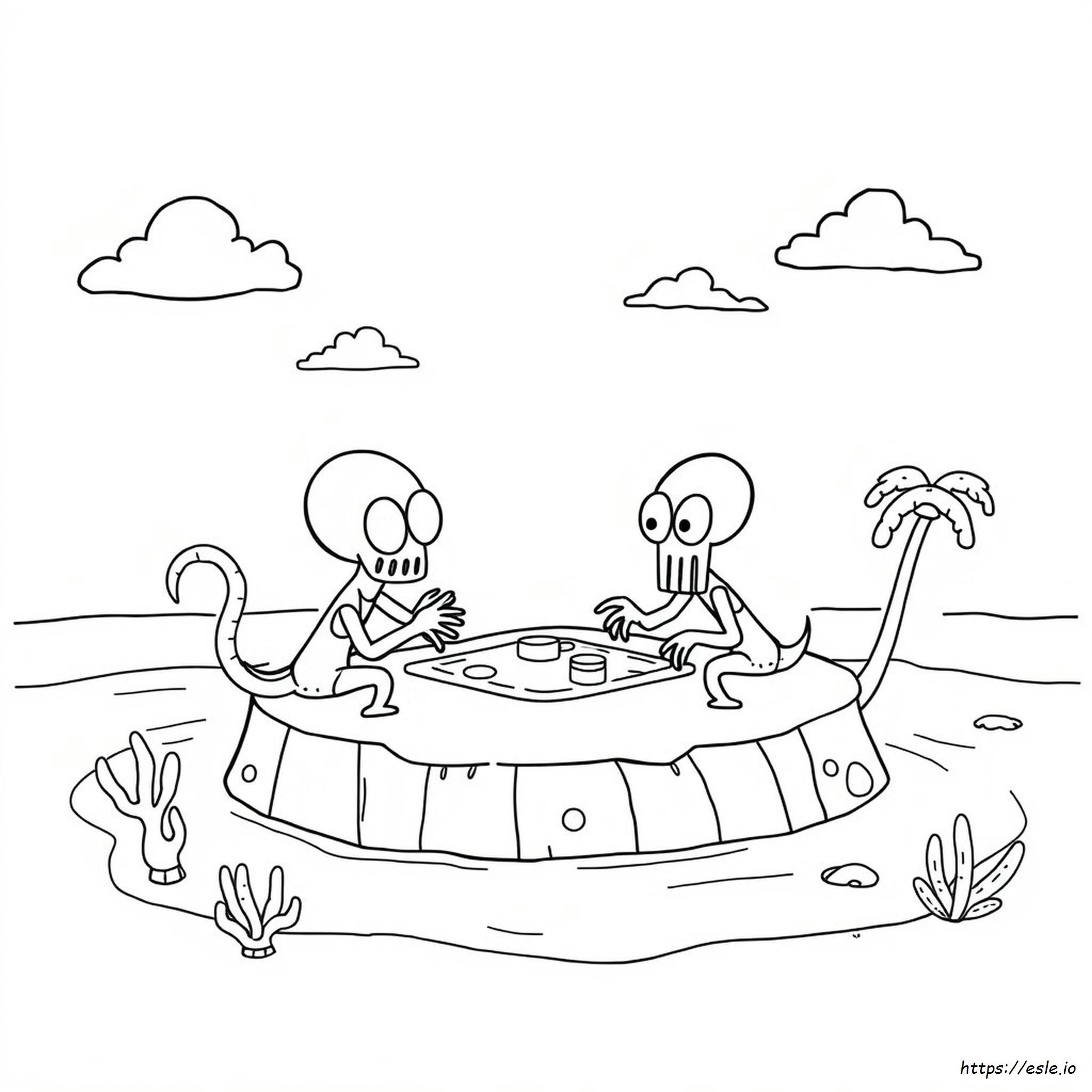 Coloring Pages Juego Del Calamar Para Colorear