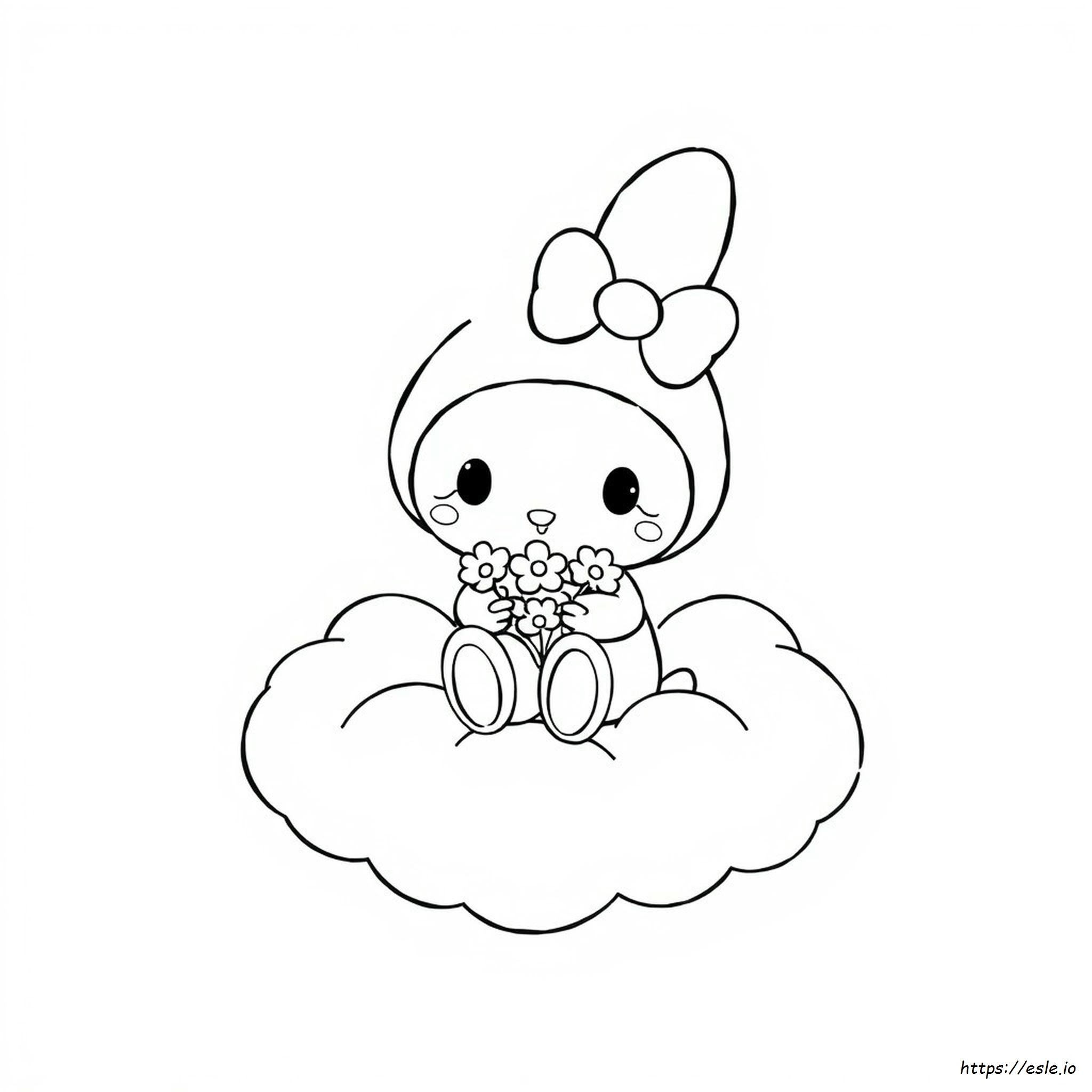 My Melody Coloring Pages Easy
