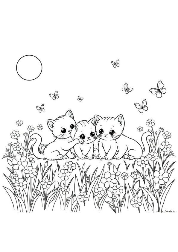 Superkitties Coloring
