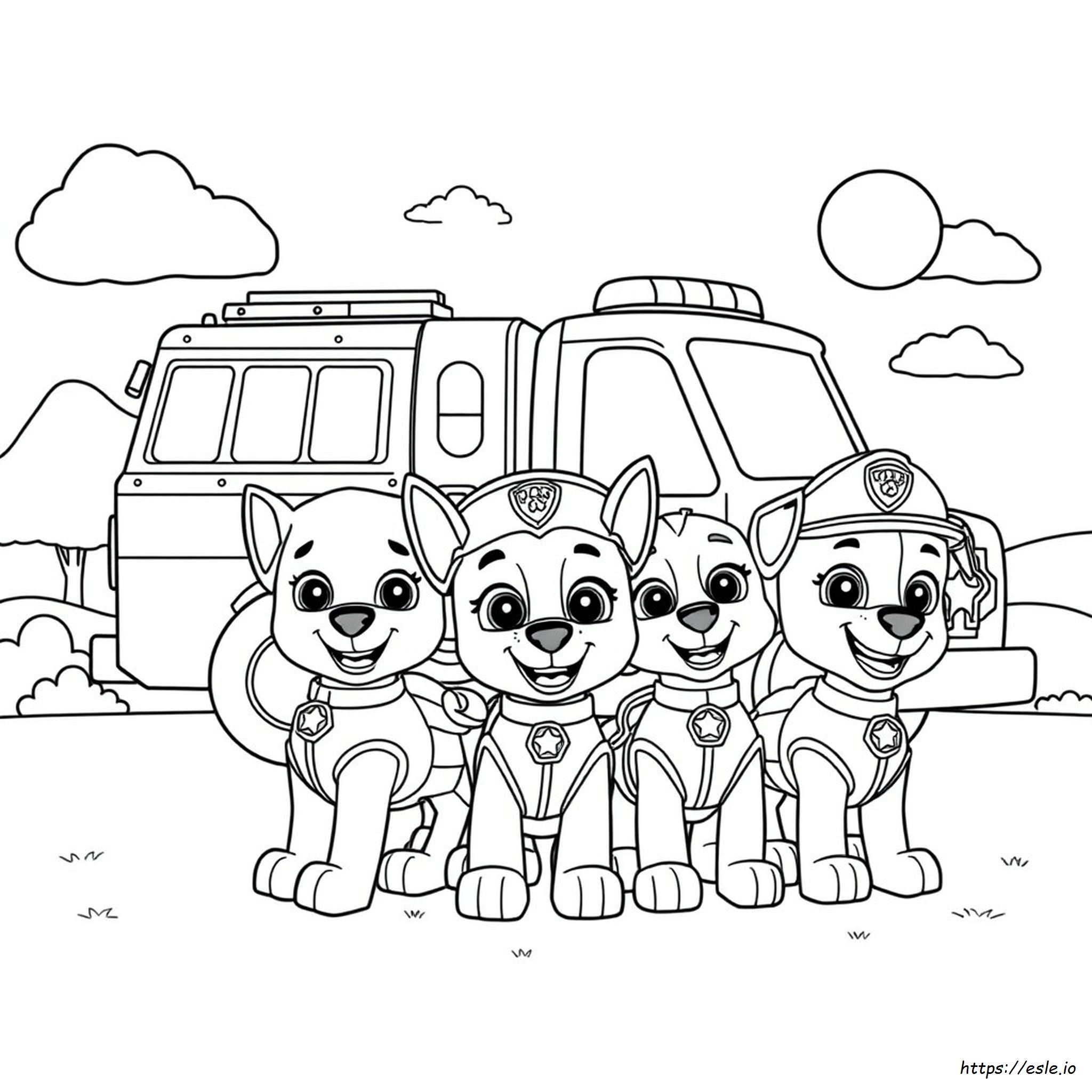 Paw Patrol Mewarnai Gratis