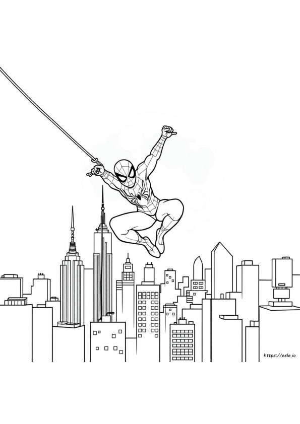 Free Coloring Pages Of Spiderman