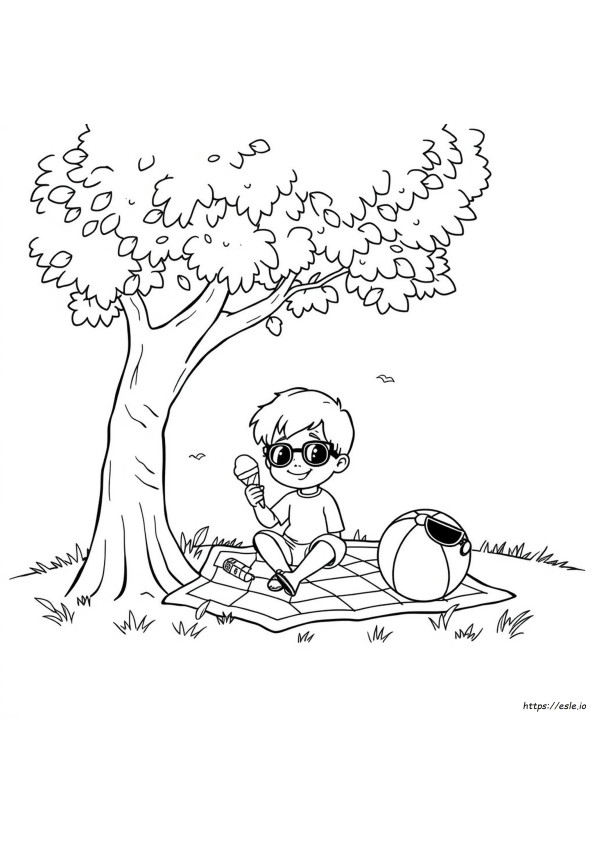 Free Printable Summer Coloring Pages For Kindergarten