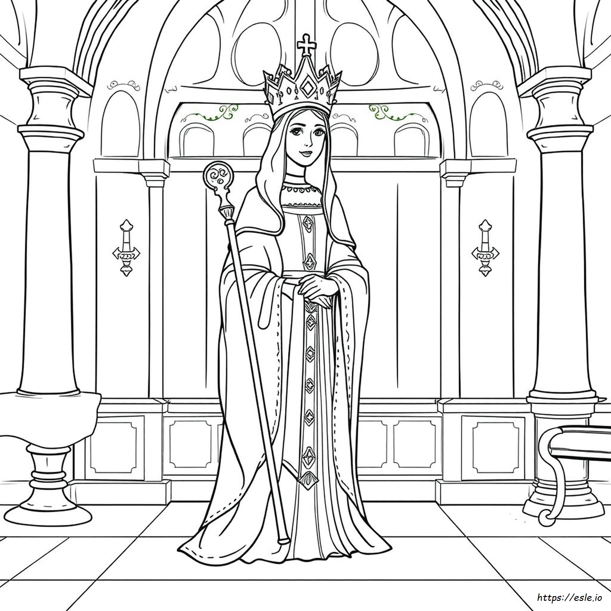 Eleanor Dari Aquitaine Gambar Mewarnai