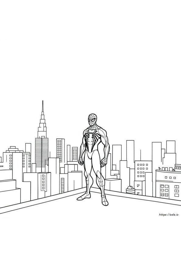 Spiderman And Venom Coloring Pages