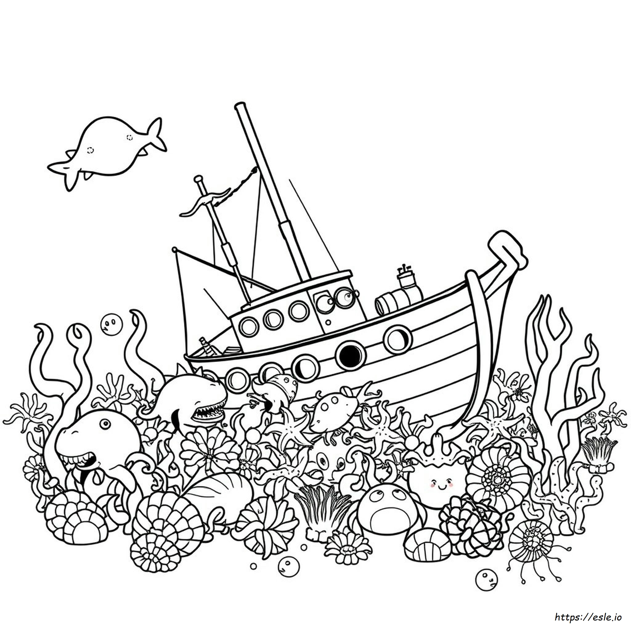 Creature Marine Da Colorare