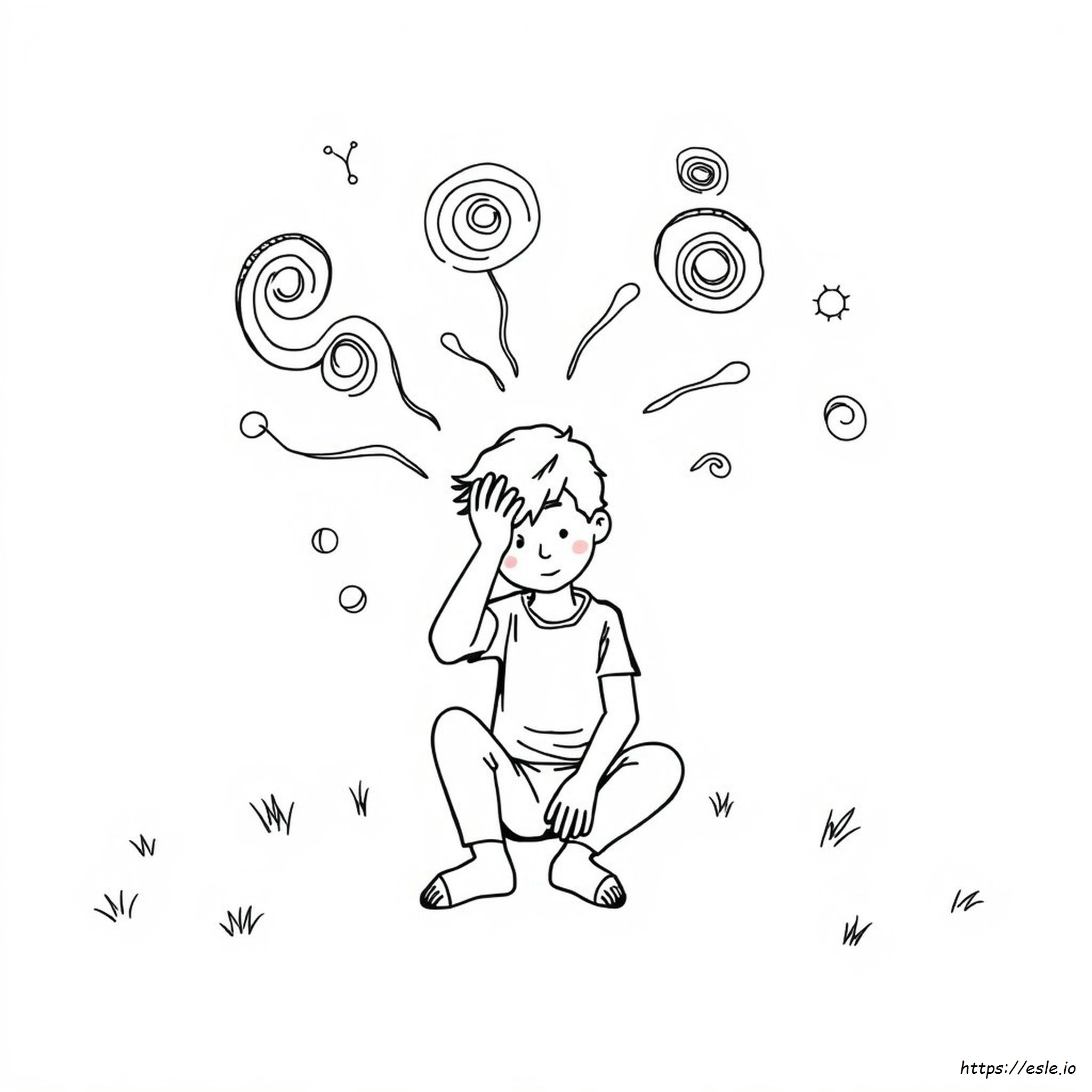 Anxiety Coloring Pages Printable