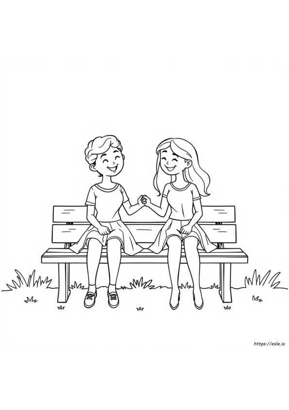 Coloring Pages For Best Friends