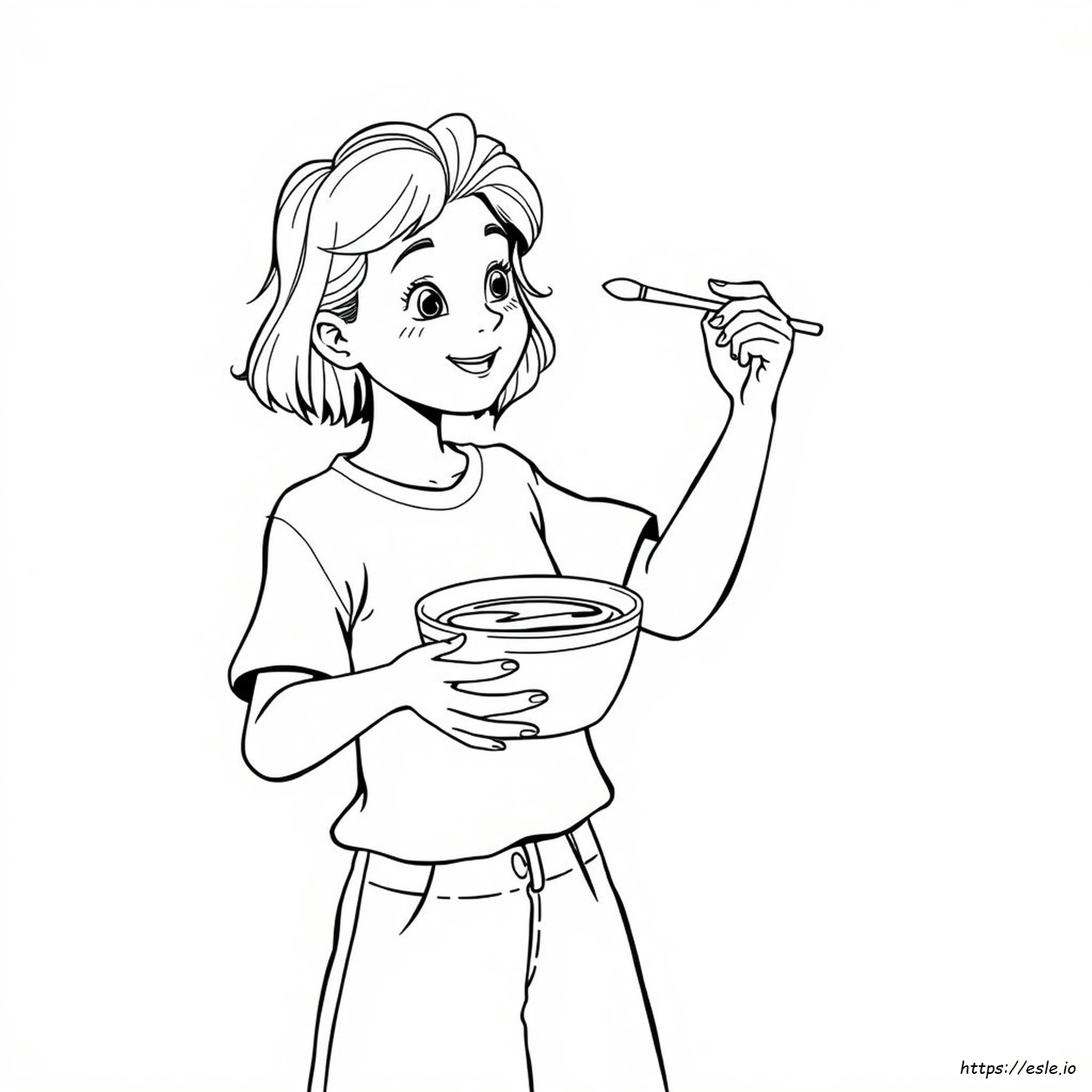 Gambar Mewarnai Menggunakan Pewarna Makanan Untuk Rambut