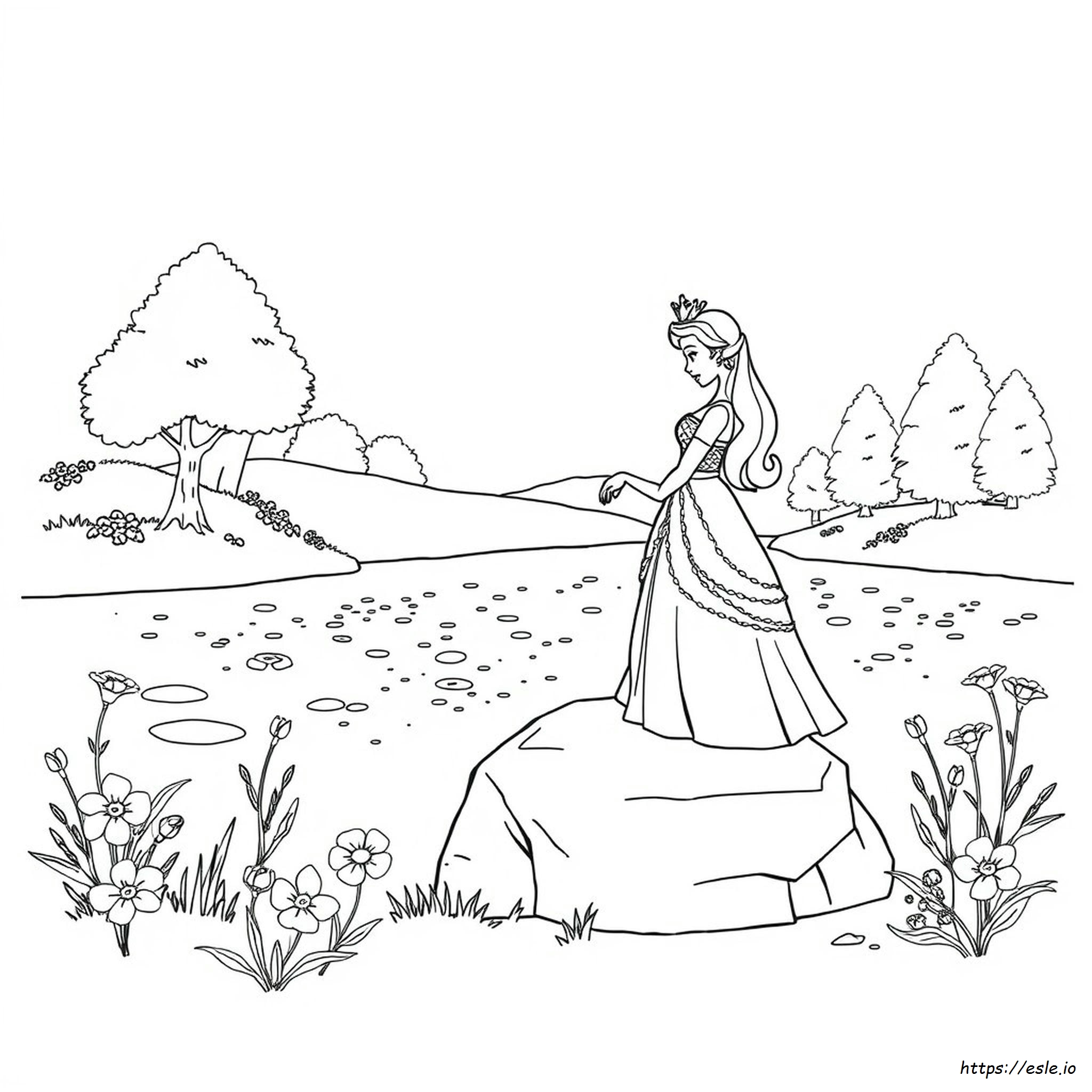 Gambar Mewarnai Putri - Gratis untuk Dicetak