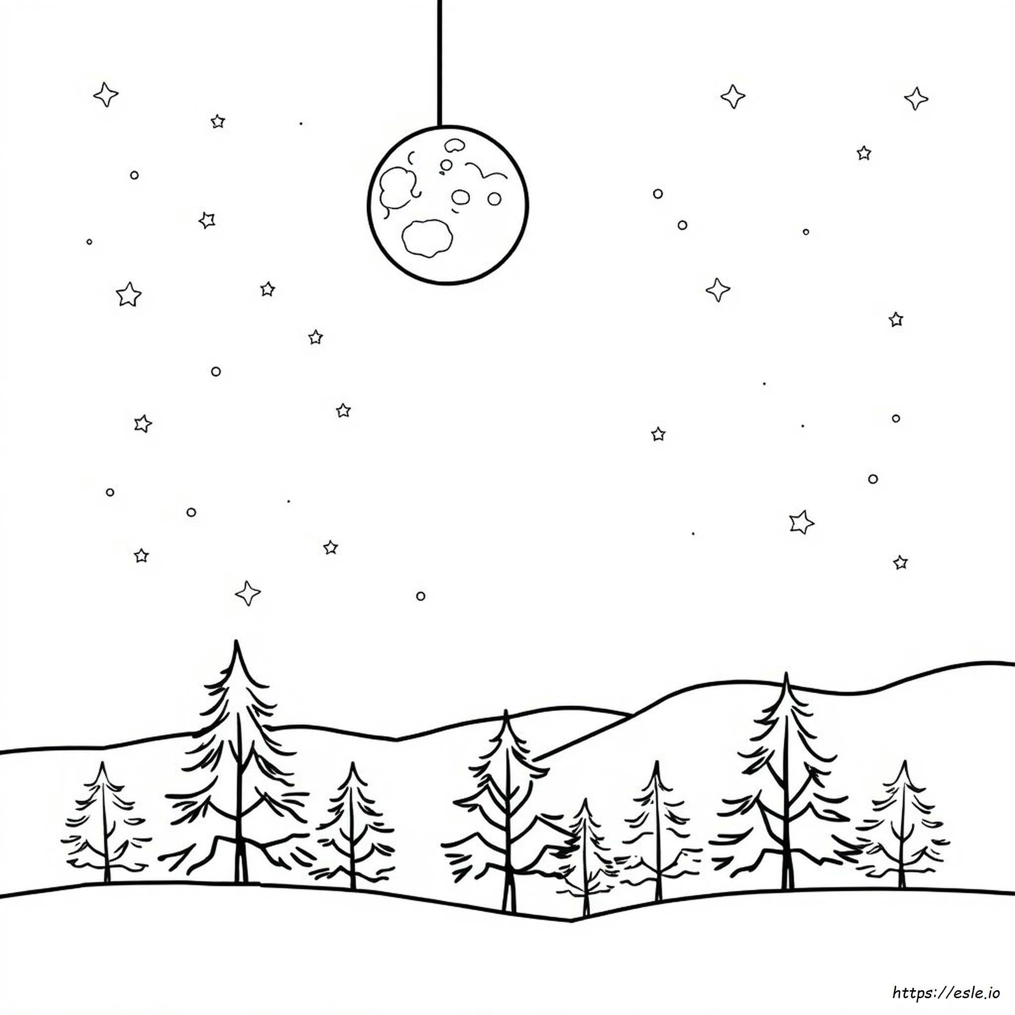 Moon Coloring Pages To Print