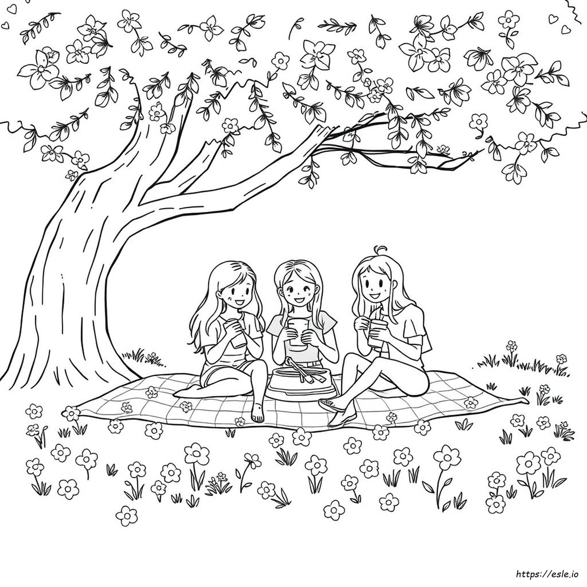 Free Coloring Pages Picnic