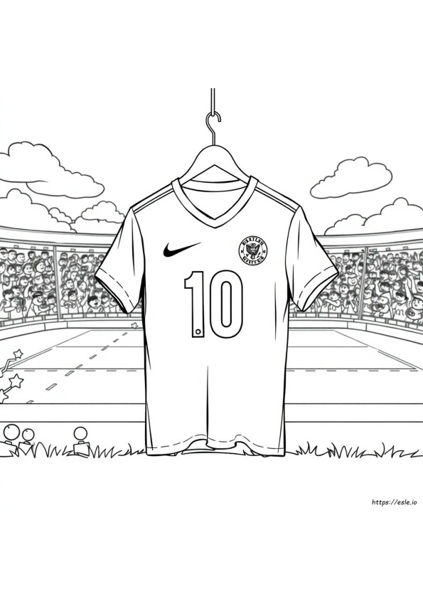 Coloring Football Jersey