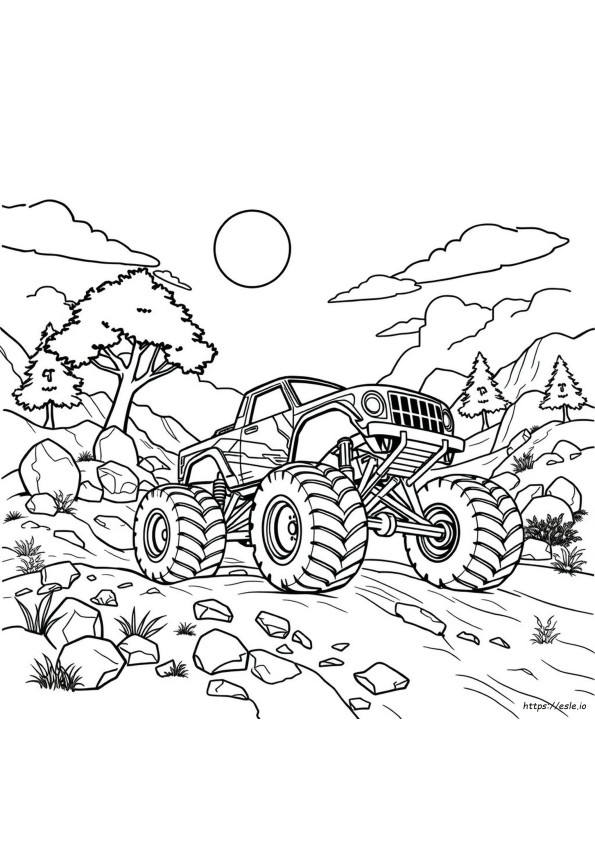 Supercoloring Monster Truck