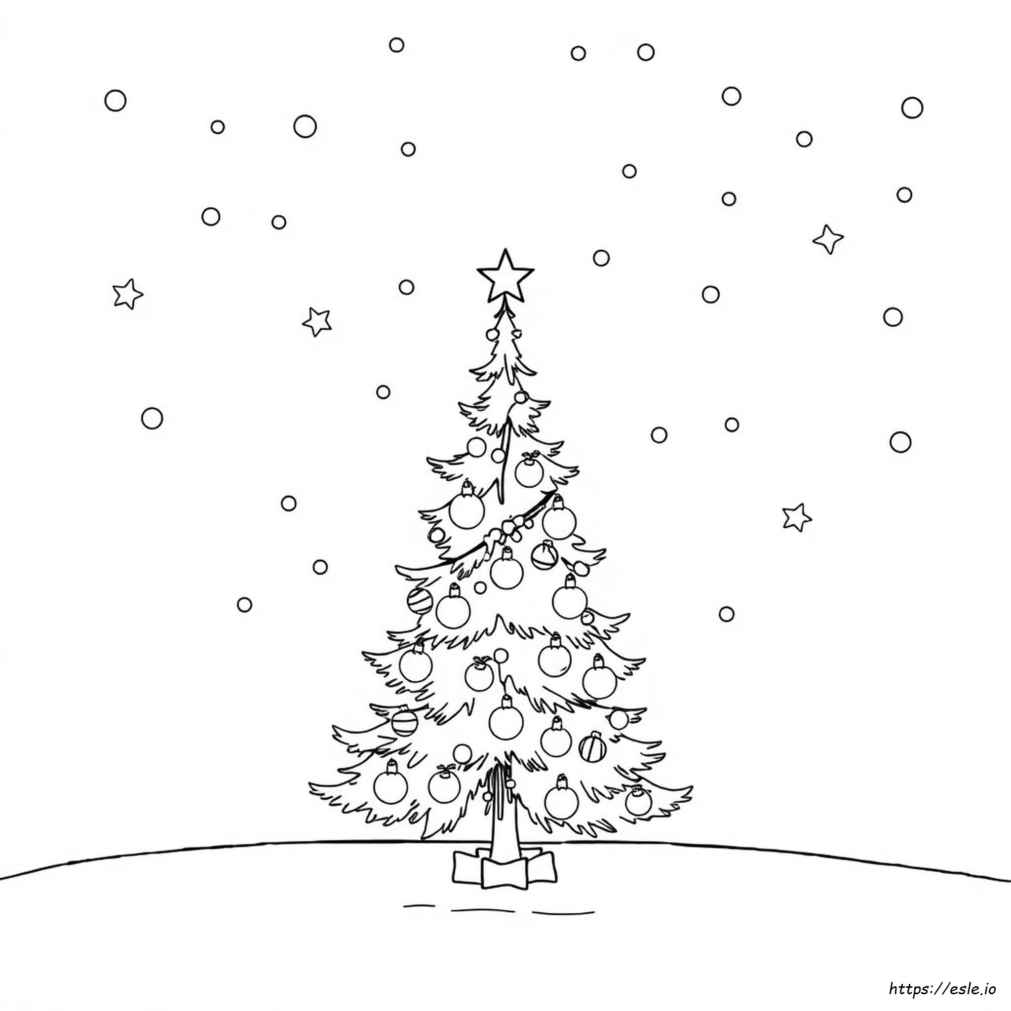 Gambar Mewarnai Hari Natal