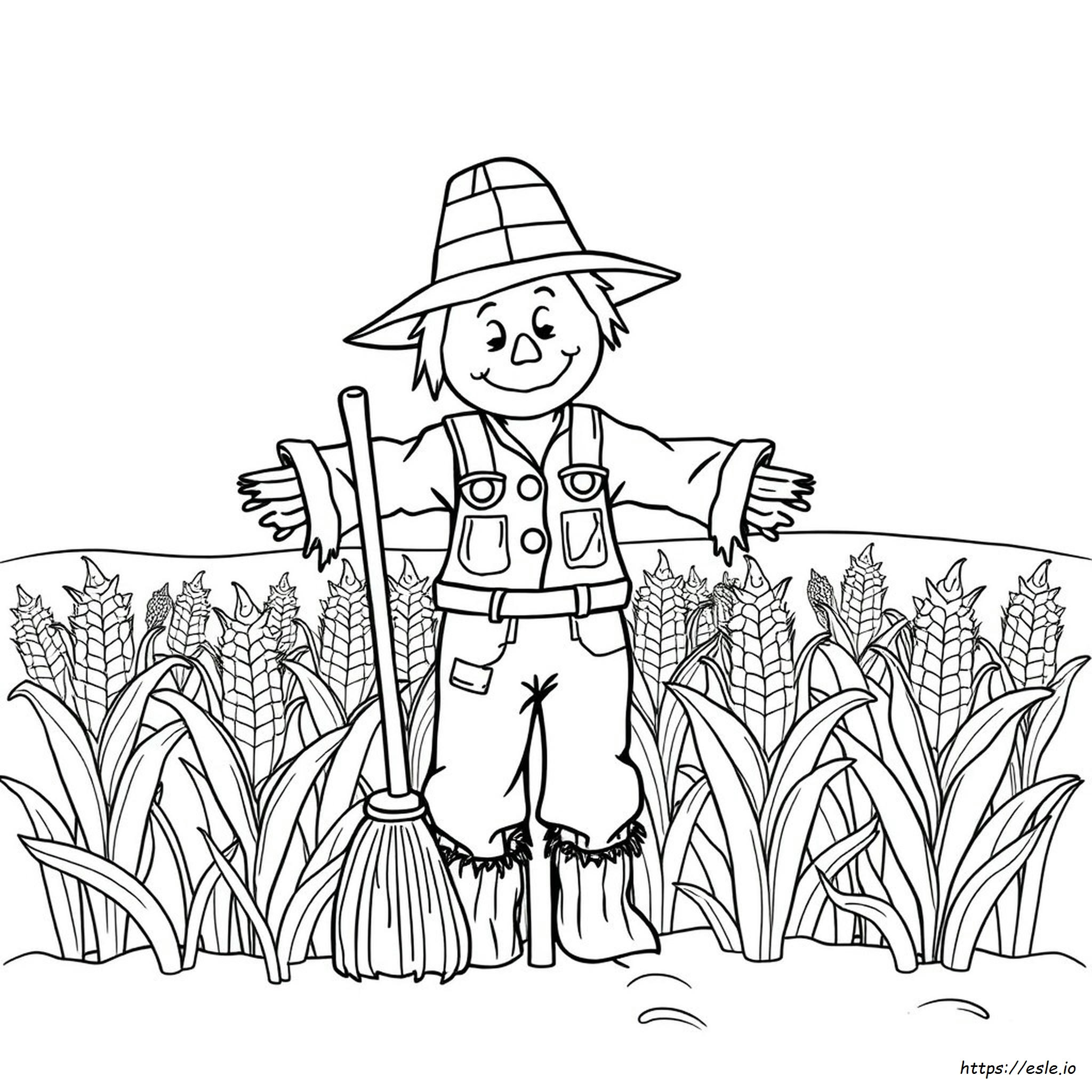 Free Printable Scarecrow Coloring Pages