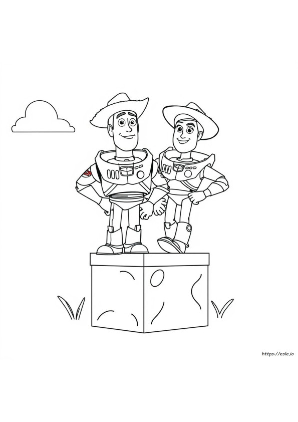 Desene De Colorat De Printat Cu Toy Story