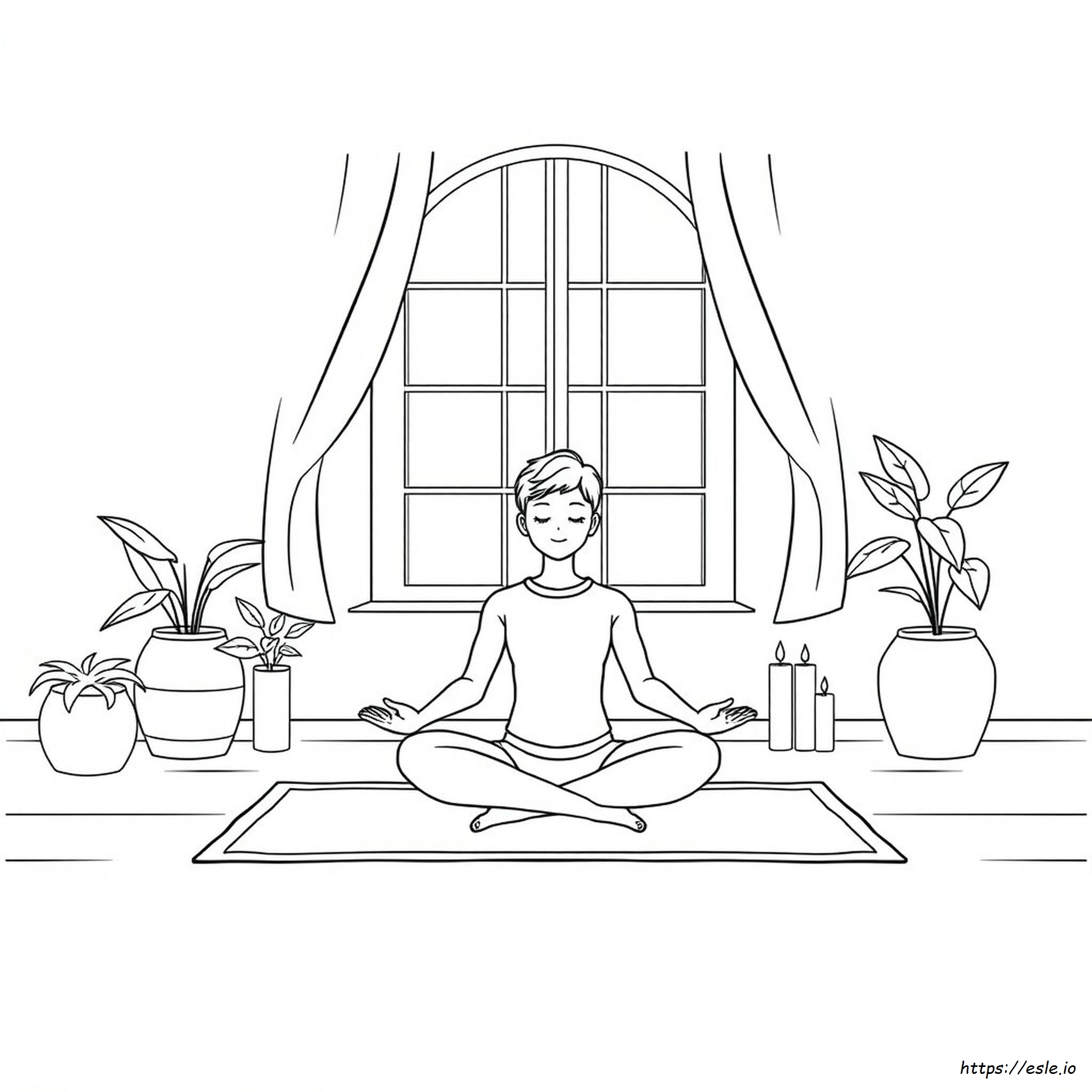 Meditation Colouring Sheets