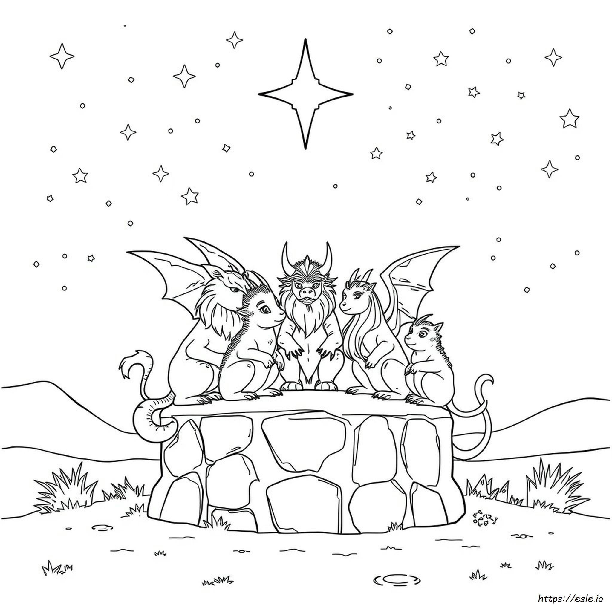 Mythical Colouring Pages