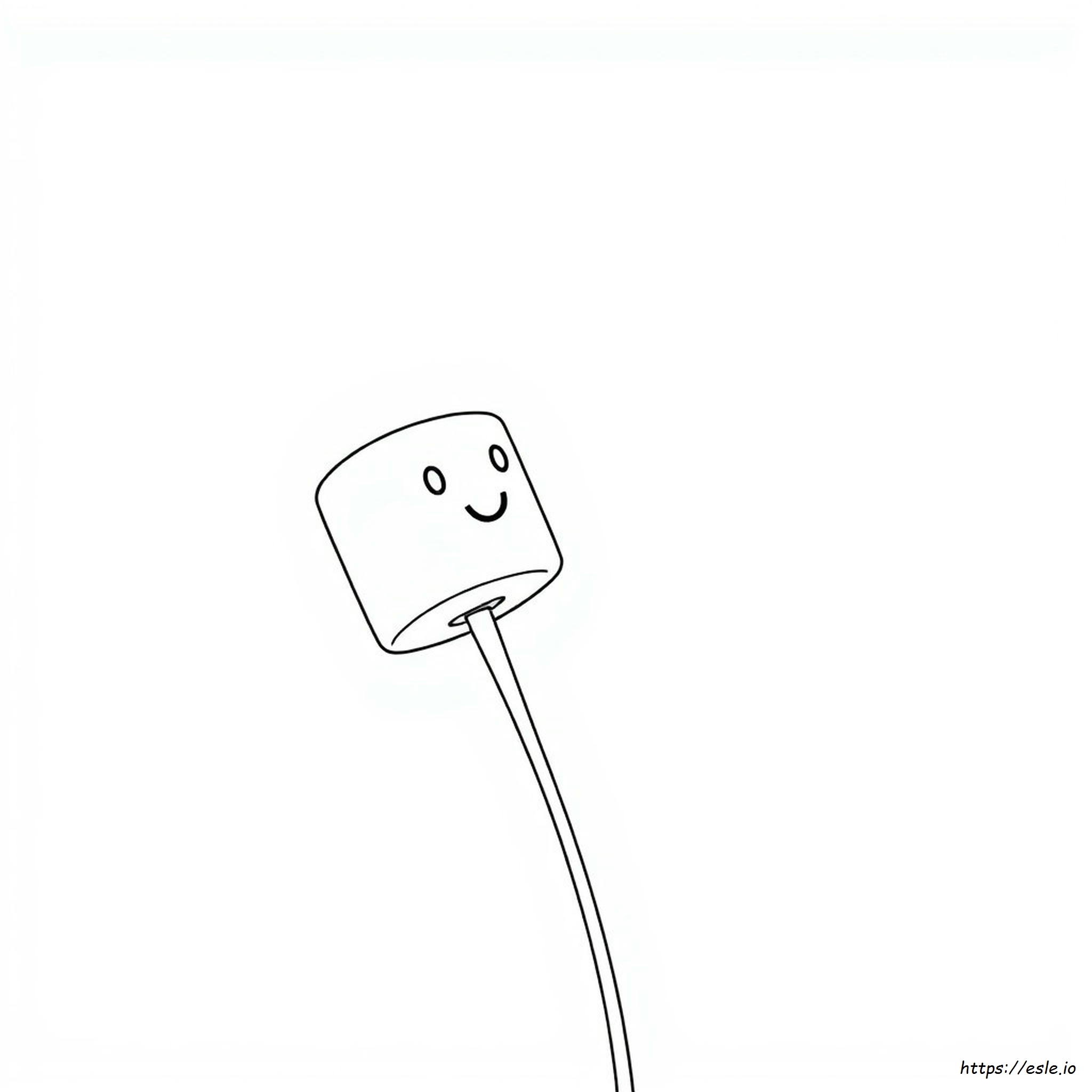 Marshmallow Coloring Pages