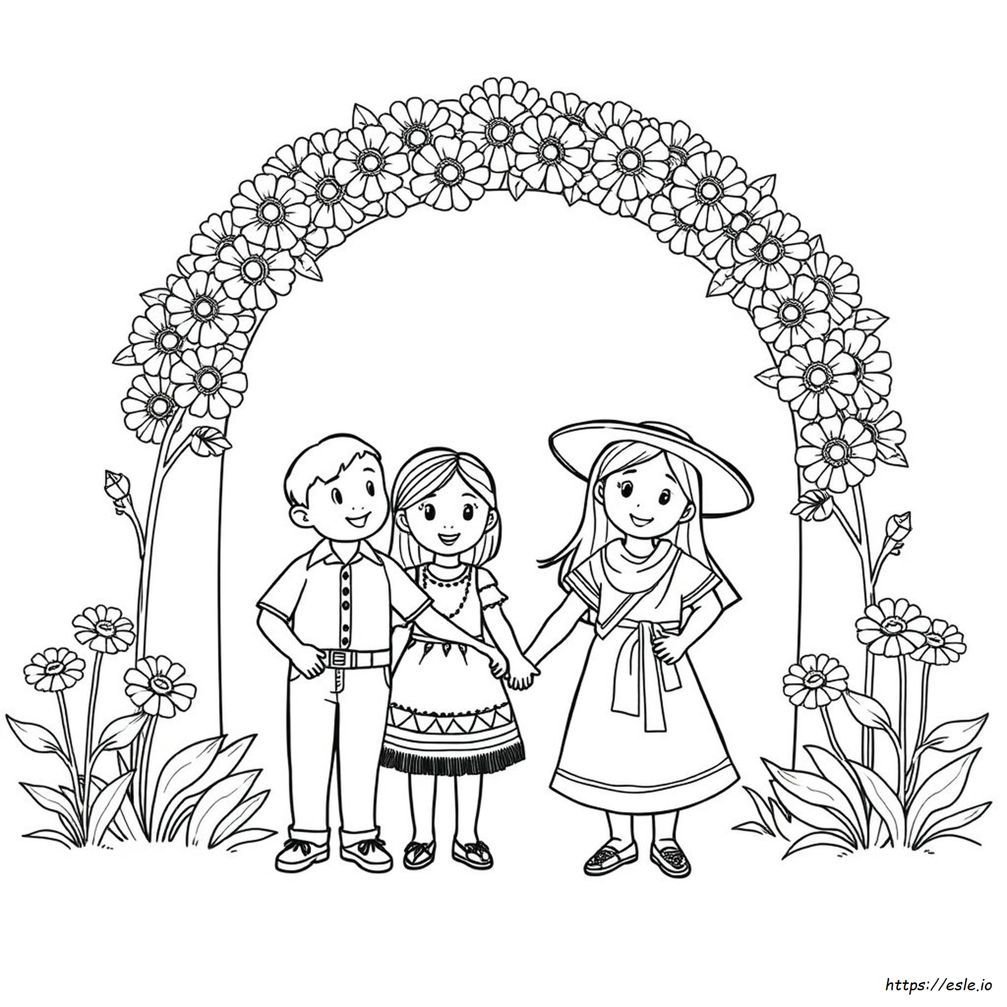 Hispanic Heritage Month Coloring Pages