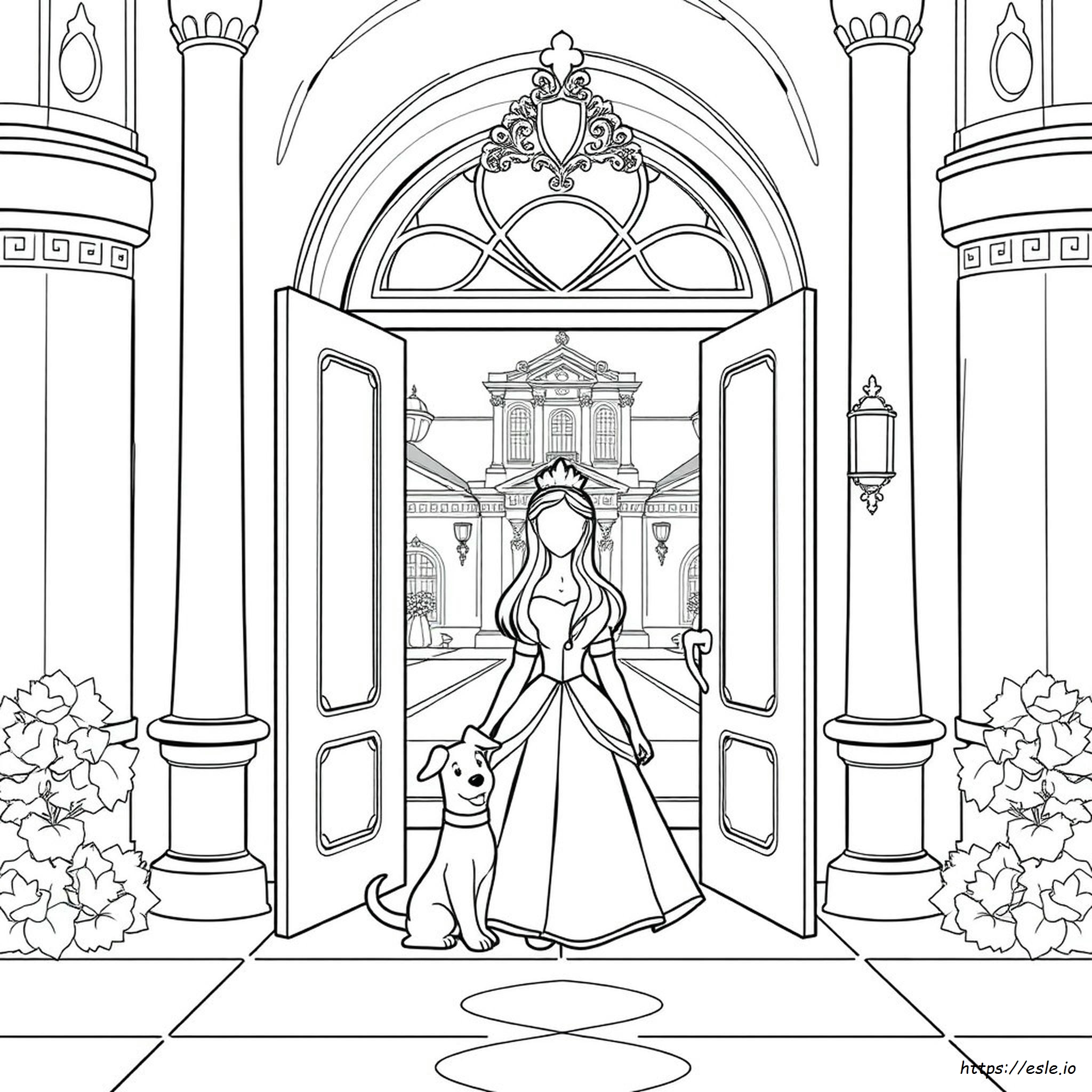 Disney Princess Palace Pets Coloring Pages