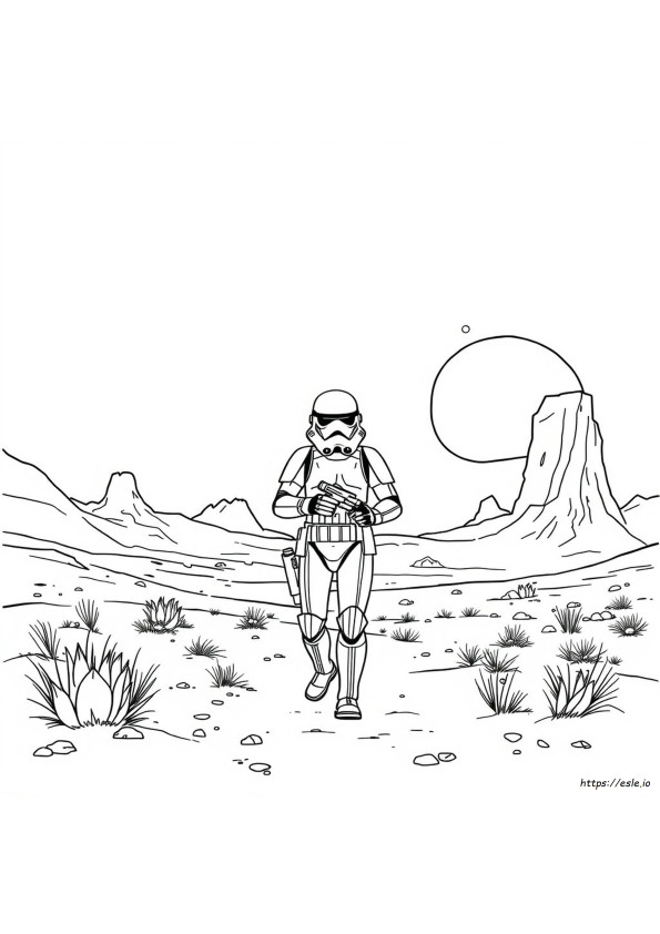 Star Wars Trooper Coloring Pages