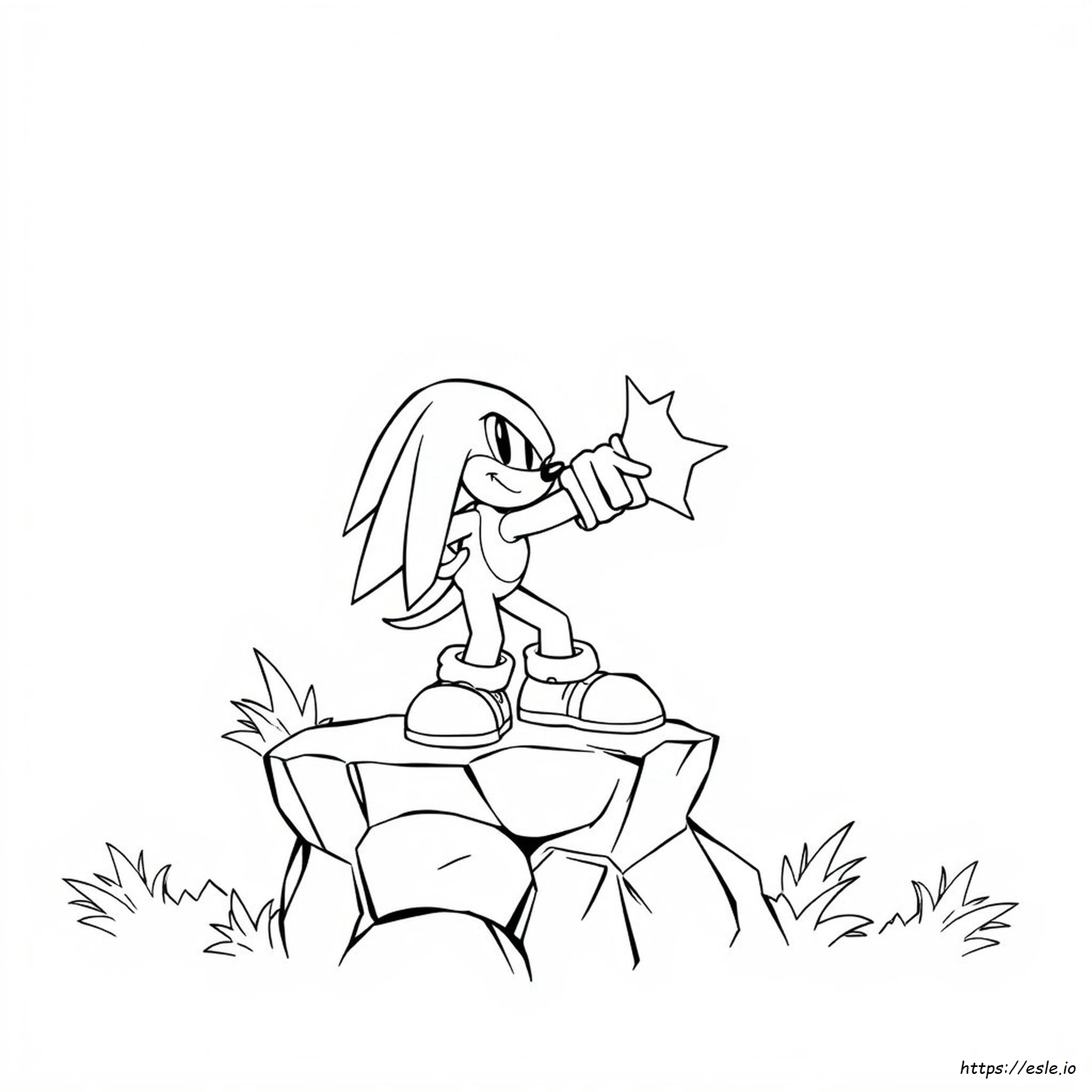 Super Knuckles Ausmalbilder