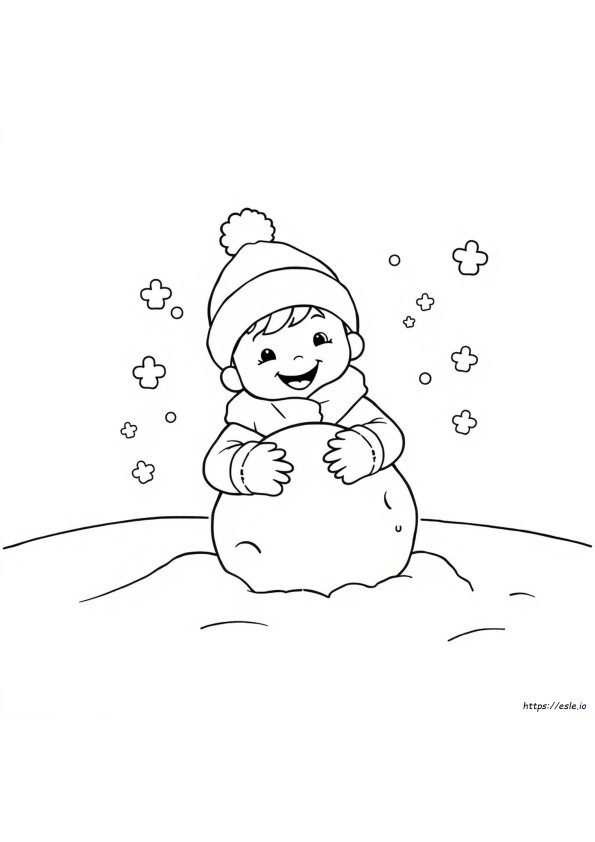 Happily Snowball Coloring