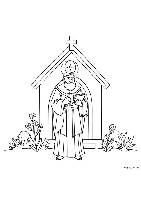 St Francis De Sales Coloring Page