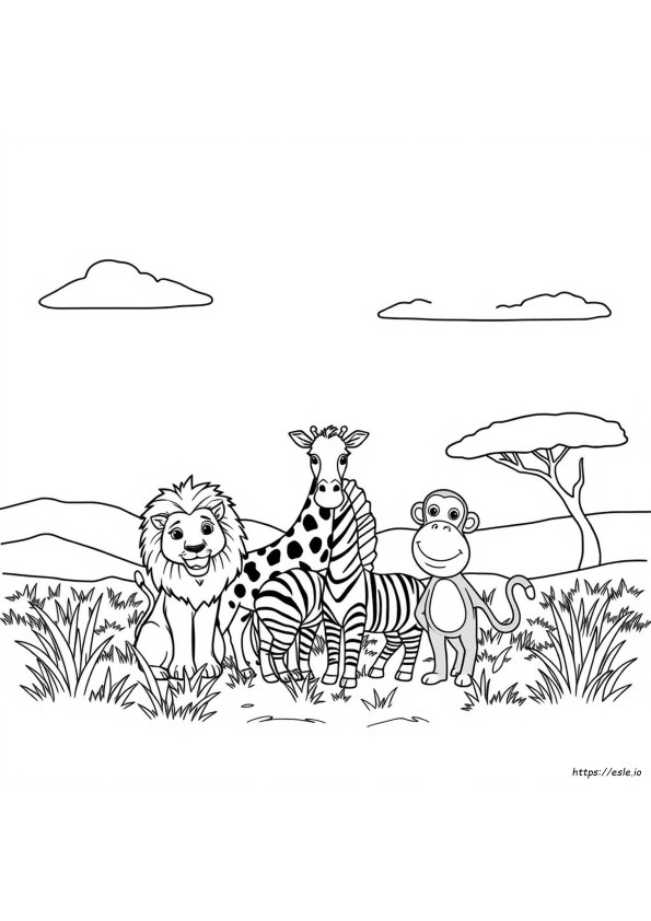 Animal Jam Colouring Pages