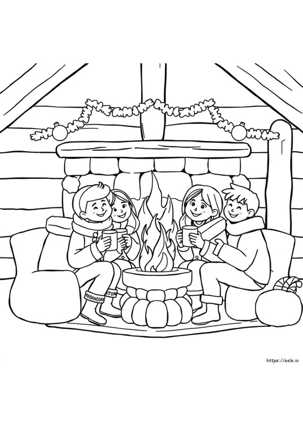 Cozy Friends Coloring Book Pages