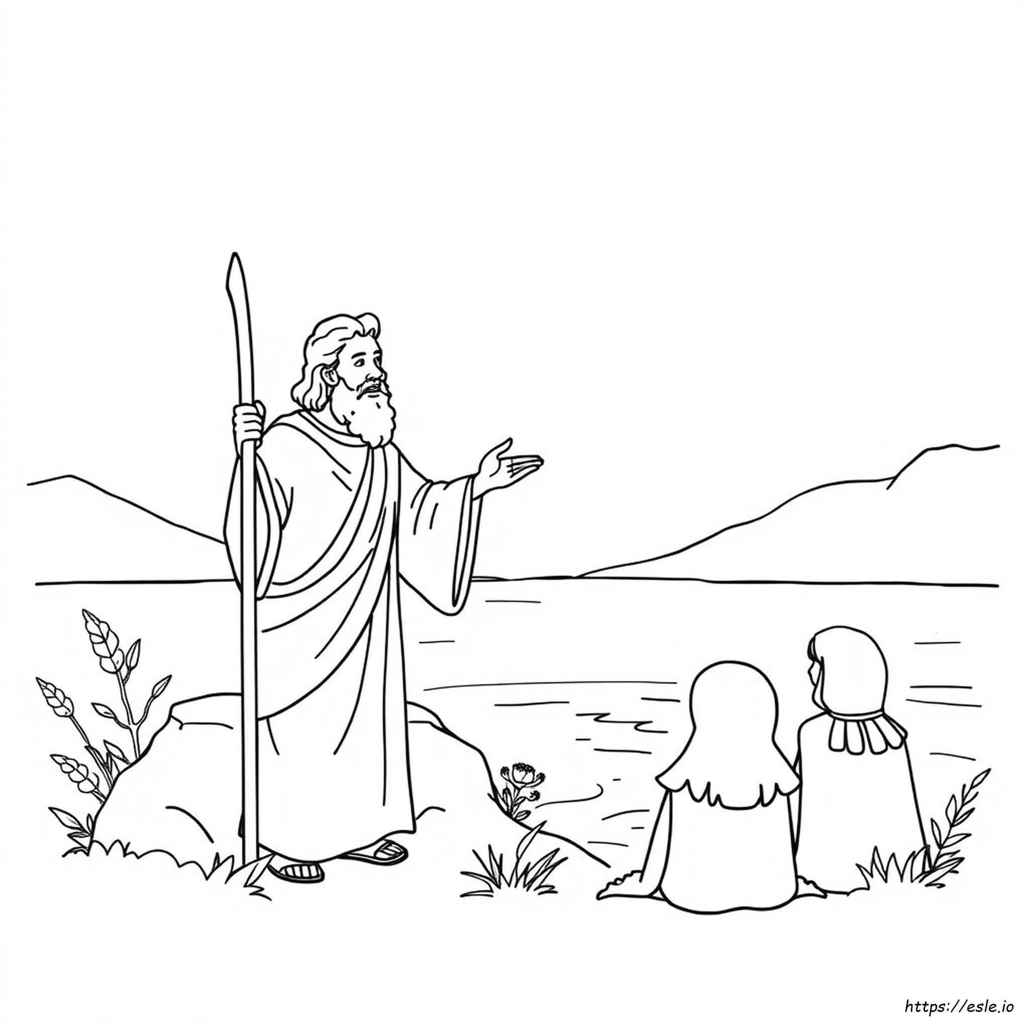 John The Baptist Coloring Page