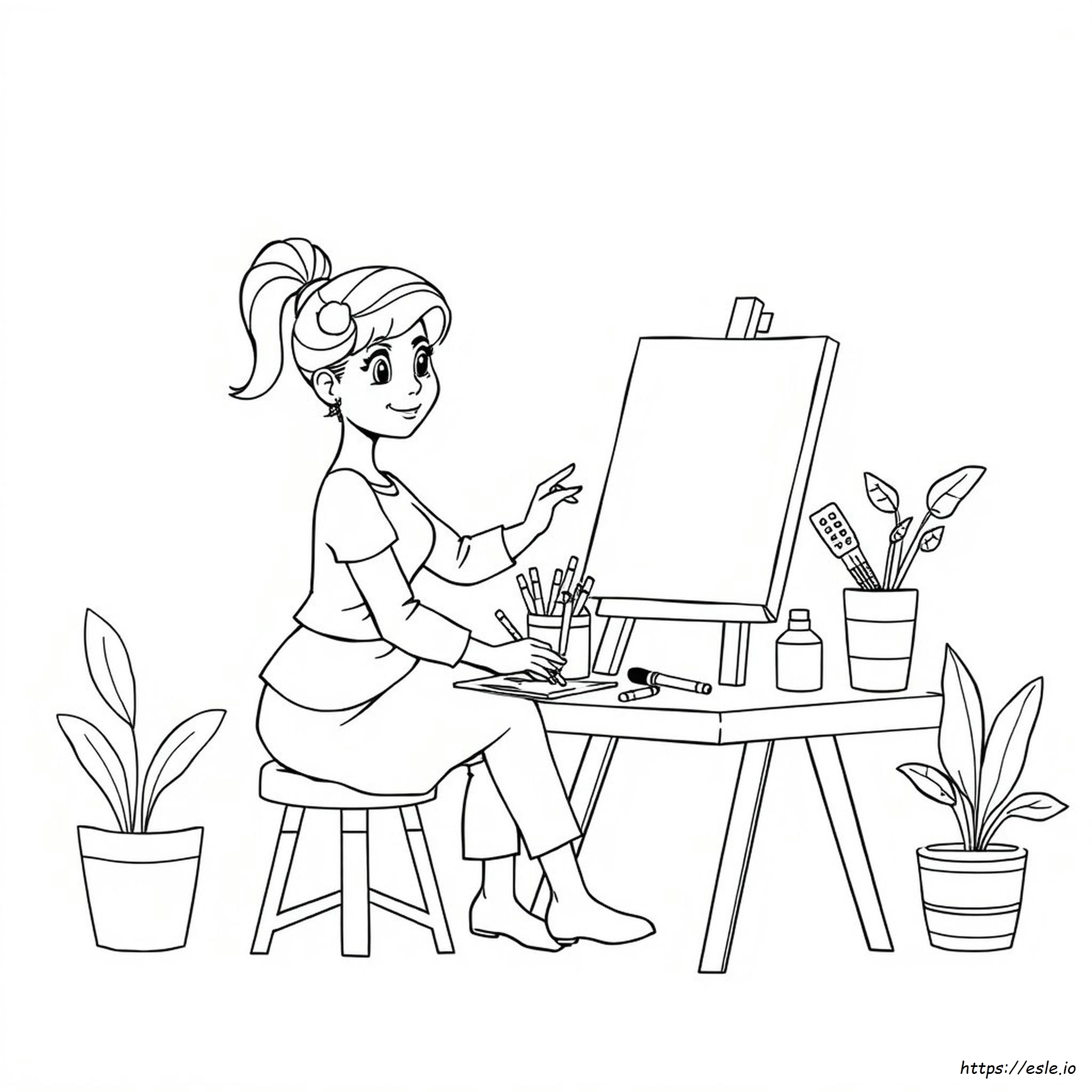 Ana Colouring Pages