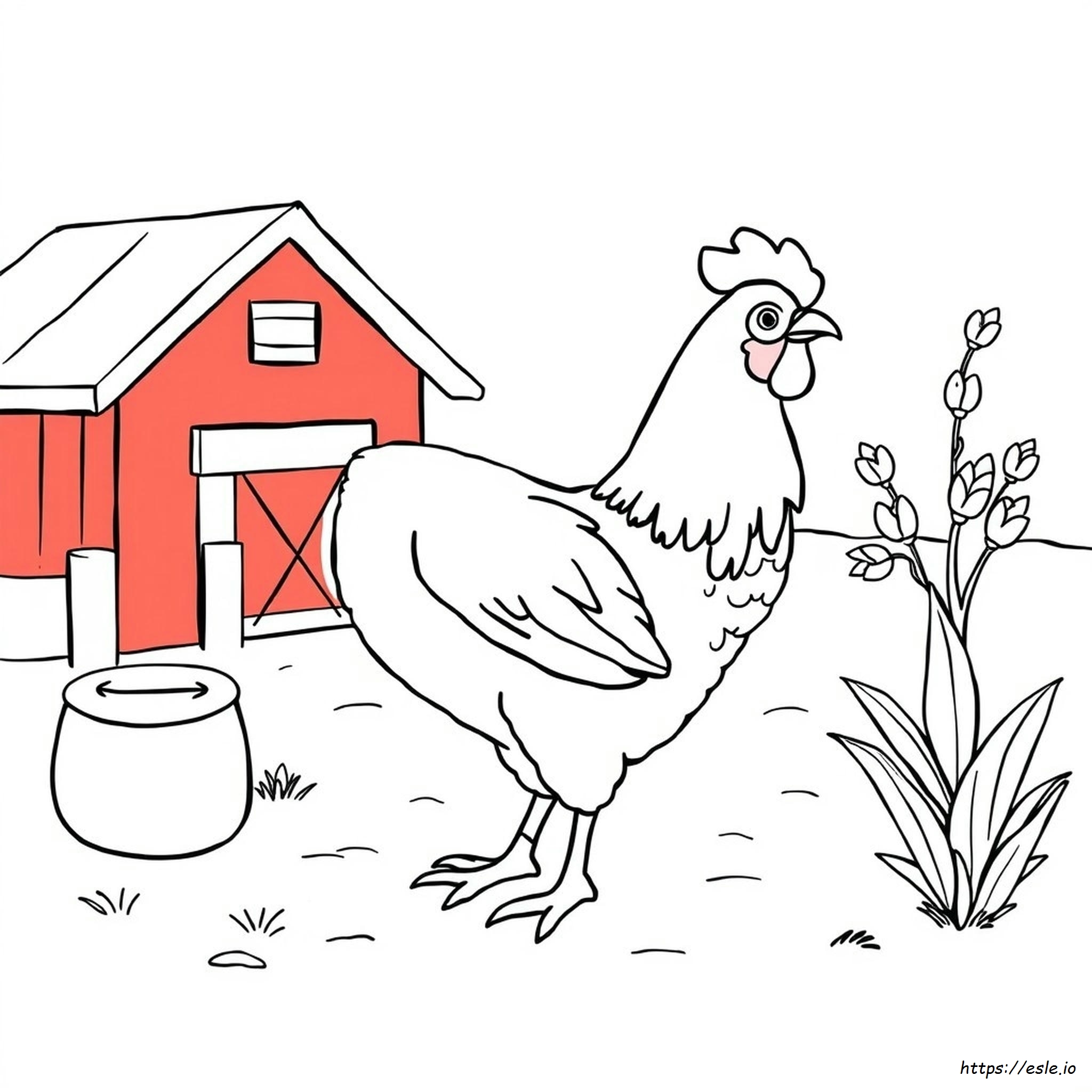 Chicken Coloring Pages Pdf