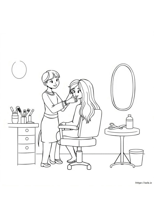 Disegni Di Makeover Da Colorare