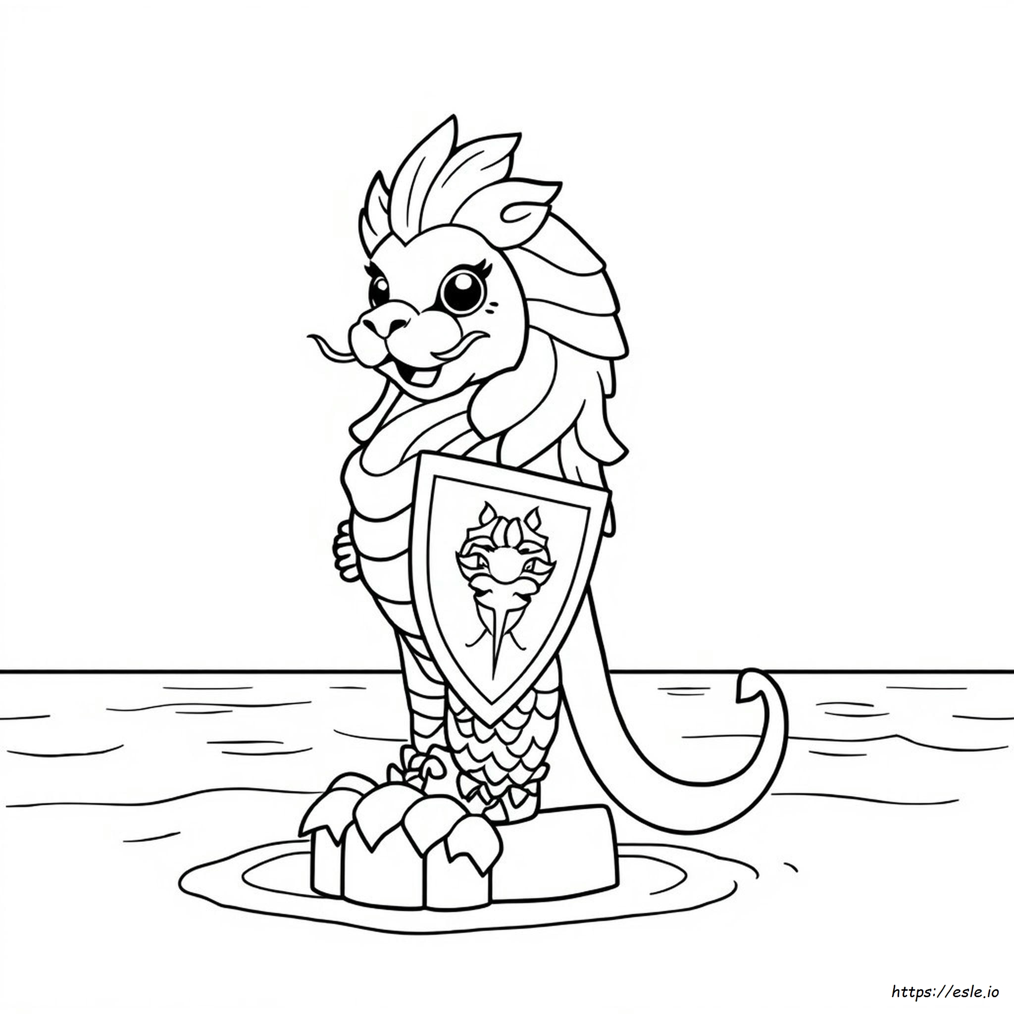 Merlion Mewarnai