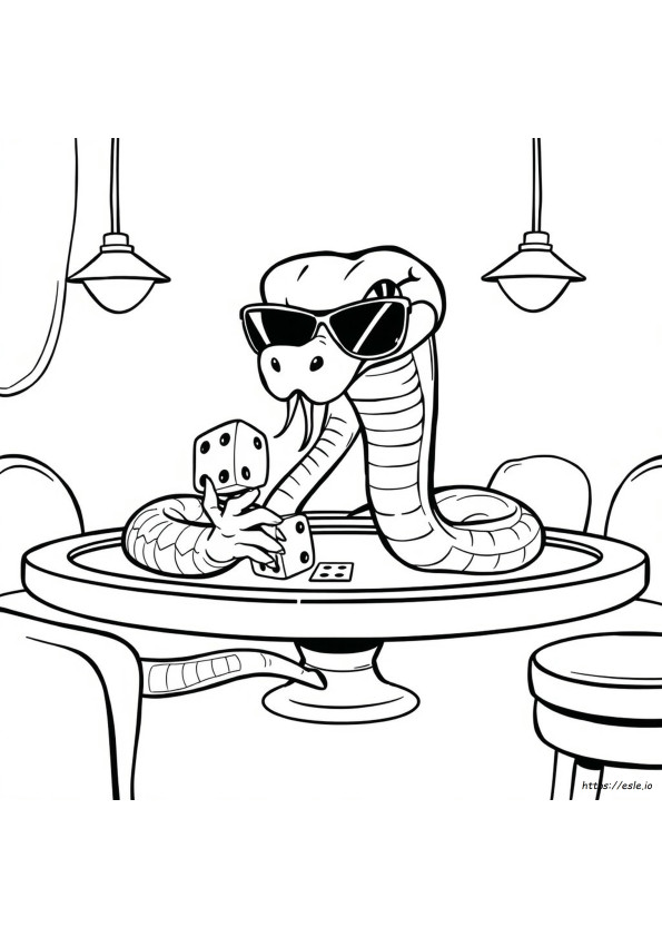 Snake Eyes Para Colorear