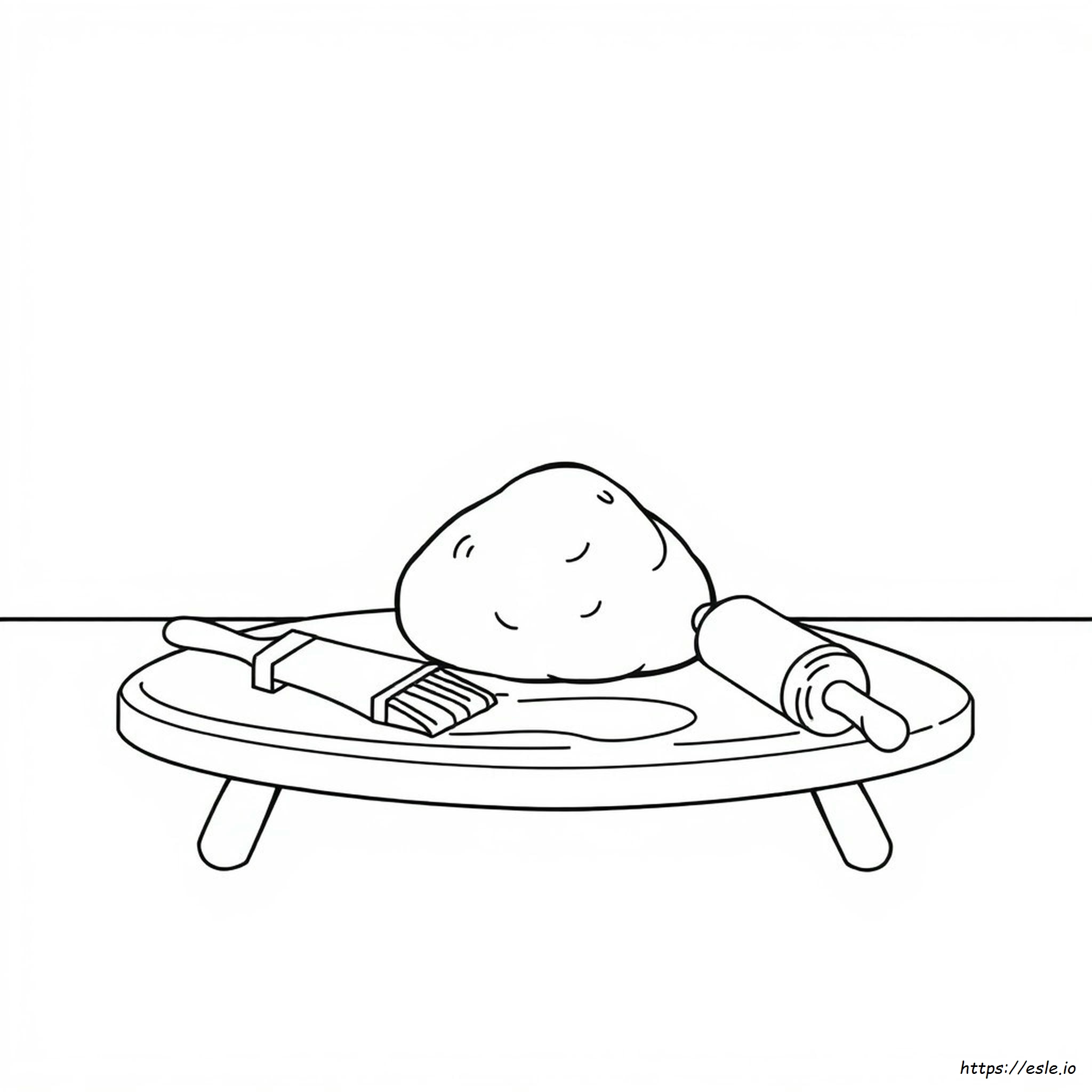 Playdough Coloring Pages