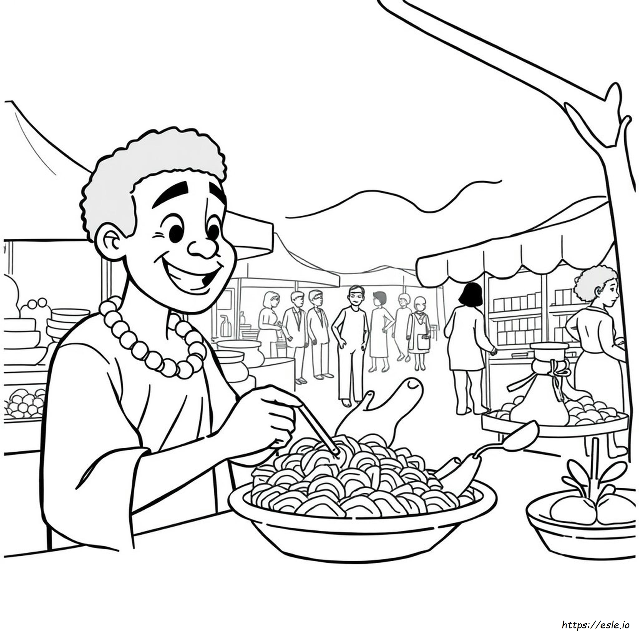 Coco Wyo Gambar Mewarnai Makanan