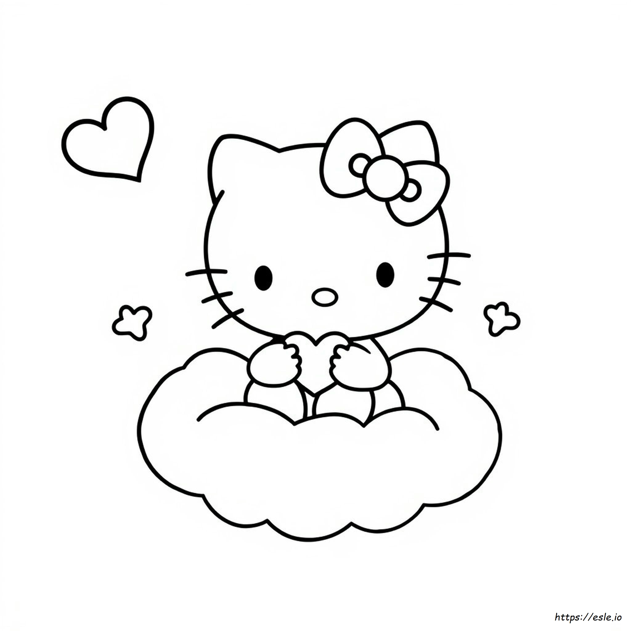 Coloriage Hello Kitty Gratuit À Imprimer