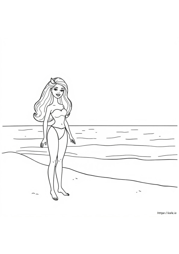 Kolorowanki Barbie Do Wydrukowania