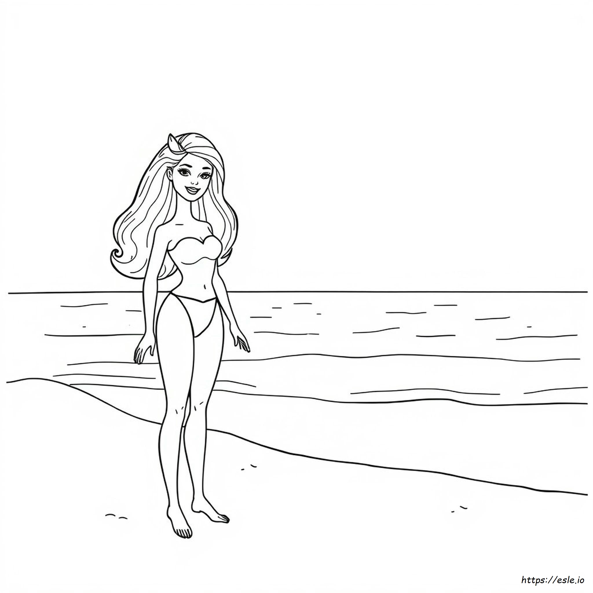 Barbie Doll Images For Colouring