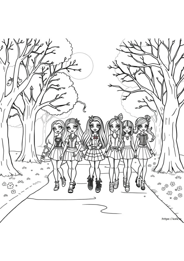 Monster High Ausmalbilder