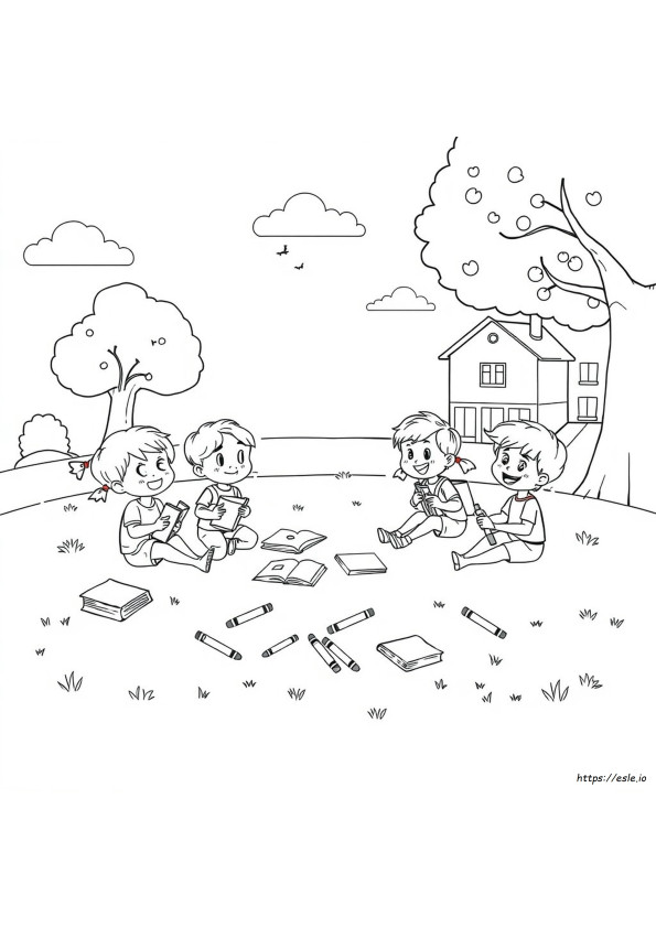 Coloring Book For Kindergarten