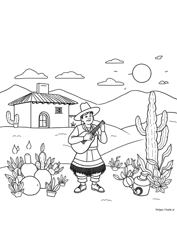 Latin American Coloring Pages