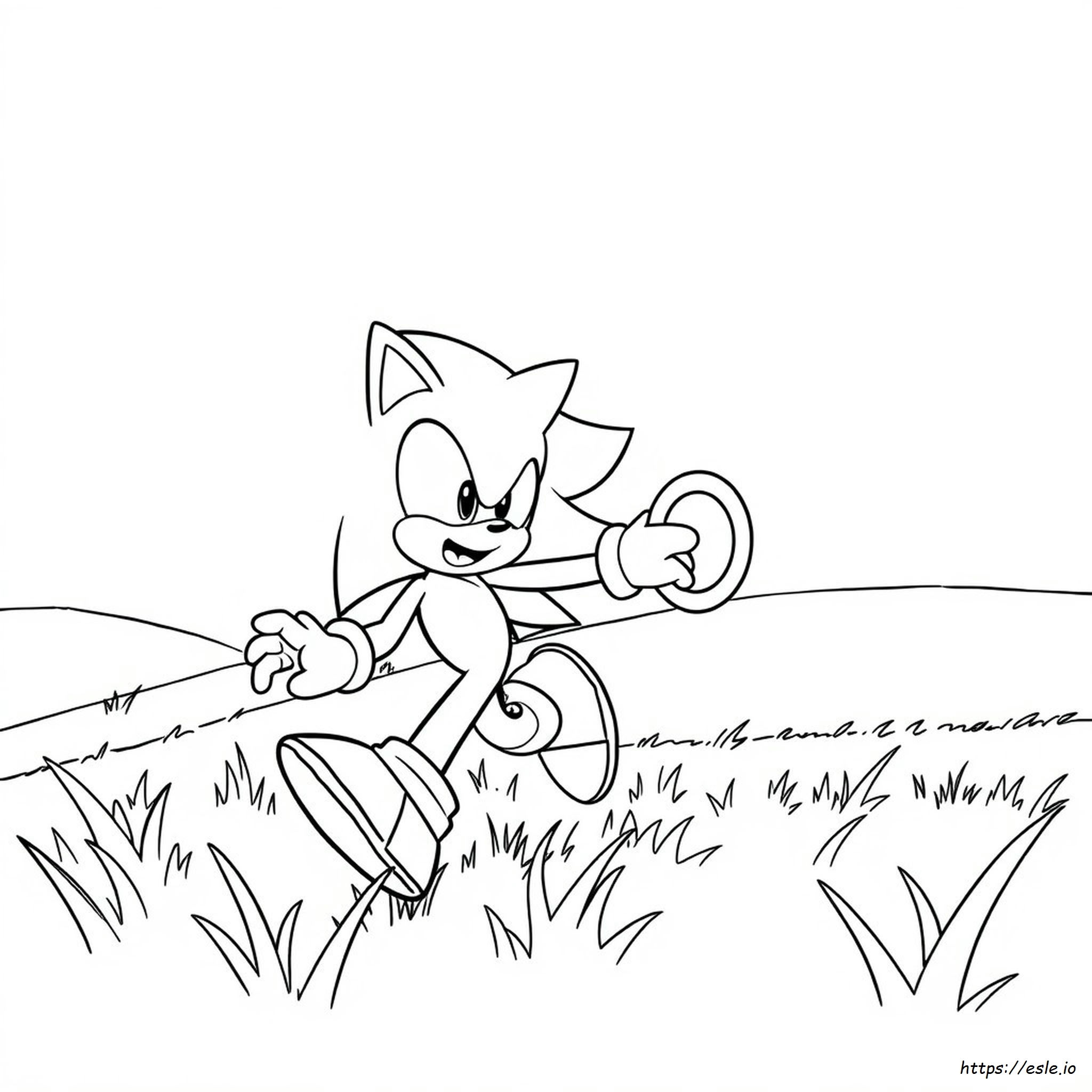 Sonic 2 Para Colorear