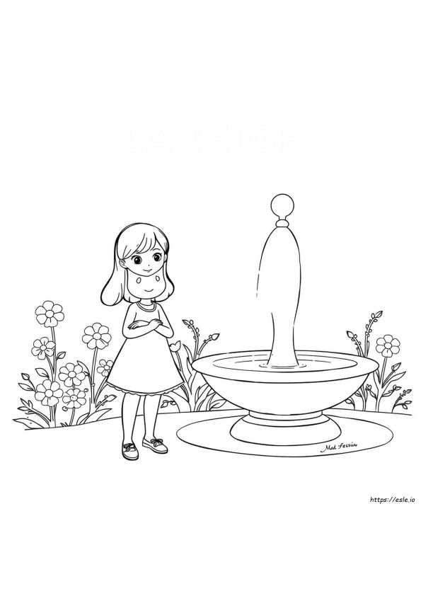 Laneige Coloring Page