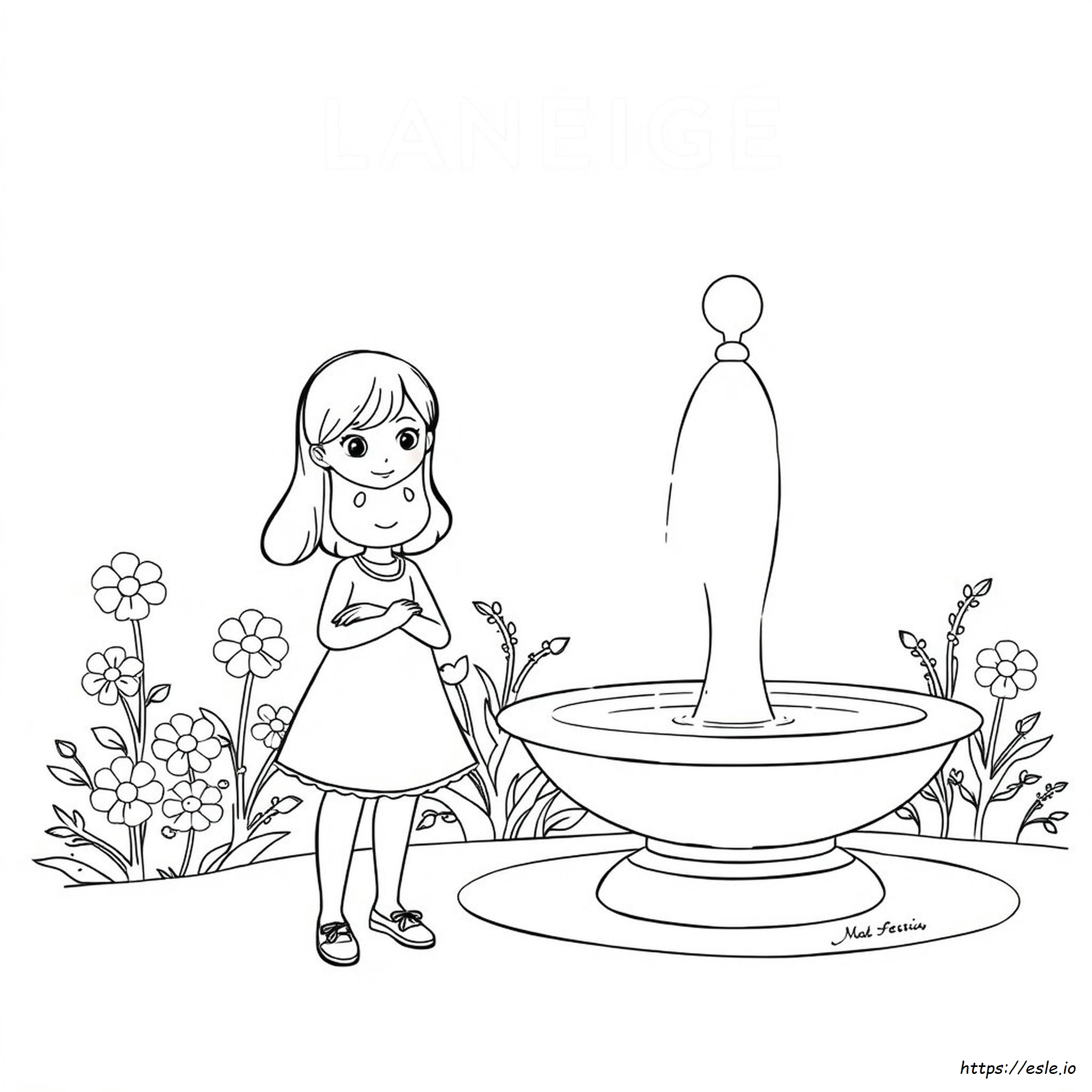 Laneige Coloring Page