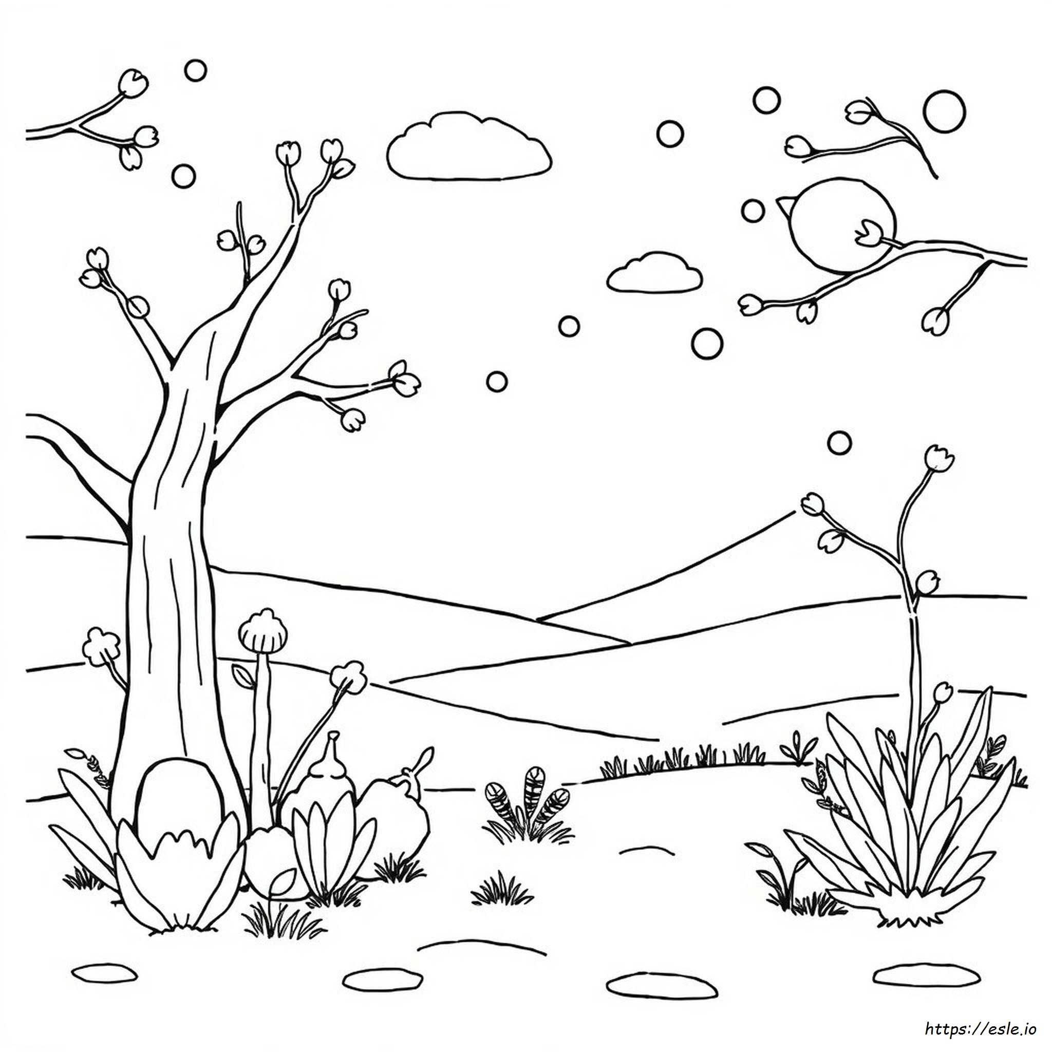 Feuilles Adhésives À Colorier - Gratuit à Imprimer