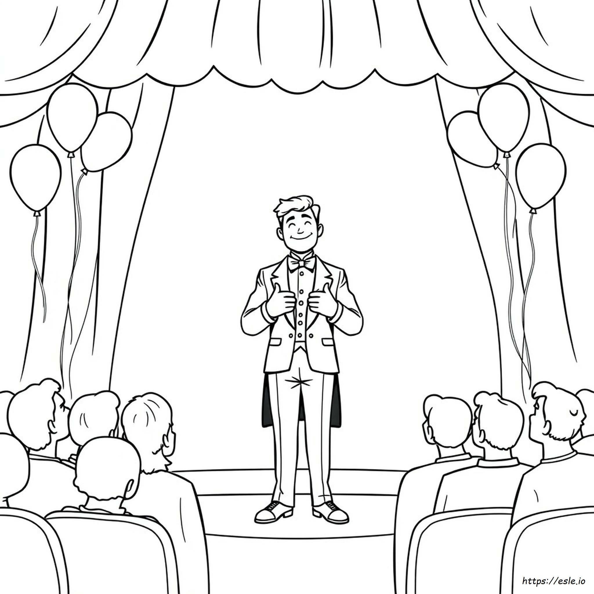 Tuxedo Sam Para Colorear